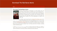 Desktop Screenshot of download-theredbaron-movie.weebly.com
