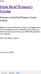 Mobile Screenshot of irishdeafwomengroup.weebly.com