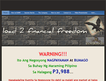 Tablet Screenshot of load2financialfreedom.weebly.com