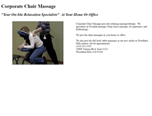 Tablet Screenshot of corporatechairmassage-la.weebly.com