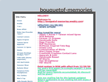 Tablet Screenshot of bouquetof-memories.weebly.com