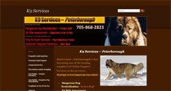 Desktop Screenshot of k9services.weebly.com