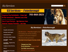 Tablet Screenshot of k9services.weebly.com