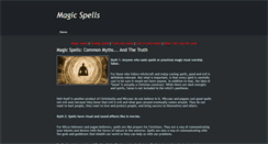 Desktop Screenshot of magicspells.weebly.com
