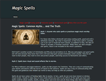Tablet Screenshot of magicspells.weebly.com