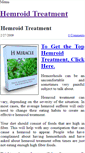 Mobile Screenshot of hemroidtreatment1.weebly.com