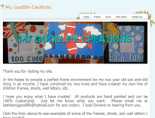 Tablet Screenshot of mygoodlifecreations.weebly.com