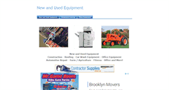 Desktop Screenshot of newandusedequipment.weebly.com