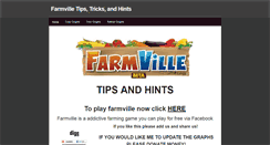 Desktop Screenshot of farmvillehints.weebly.com
