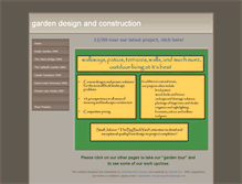 Tablet Screenshot of gardendesignandconstruction.weebly.com