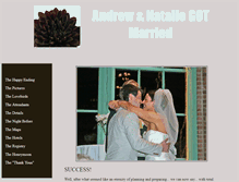 Tablet Screenshot of andrewandnatalie.weebly.com