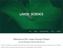 Tablet Screenshot of lakerscience.weebly.com