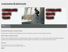 Tablet Screenshot of consumeskateteam.weebly.com