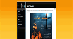 Desktop Screenshot of genevox.weebly.com