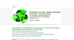 Desktop Screenshot of deepgreensymposium.weebly.com