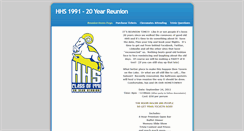 Desktop Screenshot of hhs91reunion.weebly.com