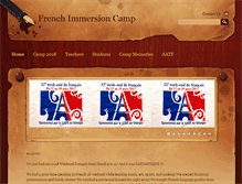Tablet Screenshot of frenchimmersioncamp.weebly.com