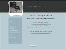 Tablet Screenshot of hernandezfamily2012.weebly.com