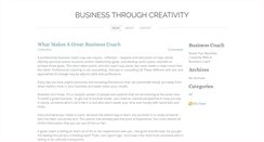 Desktop Screenshot of businessthroughcreativityyocait.weebly.com