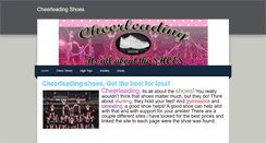 Desktop Screenshot of cheerleadingshoes.weebly.com