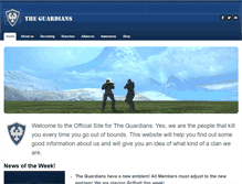 Tablet Screenshot of clanguardian.weebly.com