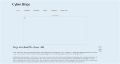 Desktop Screenshot of cyberbingoonline.weebly.com