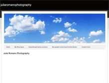 Tablet Screenshot of juliaromanophotograhy.weebly.com
