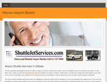 Tablet Screenshot of ottawaairportshuttle.weebly.com