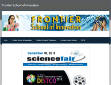 Tablet Screenshot of frontierschoolofinnovation.weebly.com