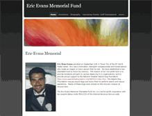Tablet Screenshot of ericevansmemorial.weebly.com