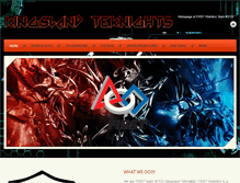 Tablet Screenshot of kingslandteknights.weebly.com