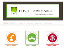 Tablet Screenshot of fhsdlearningseries.weebly.com