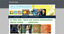 Desktop Screenshot of cartoonsprofiles.weebly.com