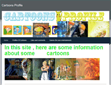 Tablet Screenshot of cartoonsprofiles.weebly.com