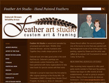 Tablet Screenshot of featherartstudio.weebly.com