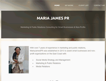 Tablet Screenshot of mariajamespr.weebly.com