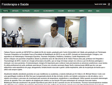 Tablet Screenshot of fisioterapiaesaude.weebly.com