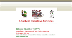 Desktop Screenshot of caldwellchristmas.weebly.com