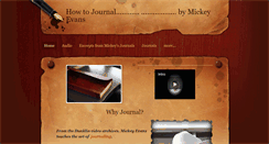 Desktop Screenshot of mickeyevansteachesjournaling.weebly.com