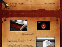 Tablet Screenshot of mickeyevansteachesjournaling.weebly.com
