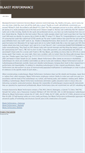 Mobile Screenshot of blaastperformance.weebly.com