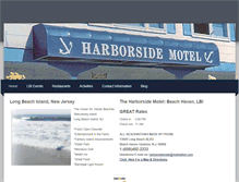 Tablet Screenshot of harborsidemotelbeachhaven.weebly.com