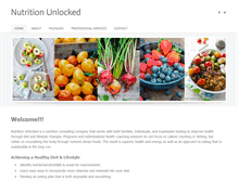 Tablet Screenshot of nutrition-unlocked.weebly.com