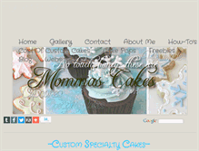 Tablet Screenshot of mommascakes.weebly.com