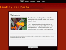 Tablet Screenshot of lindsaydalporto.weebly.com