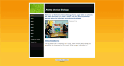 Desktop Screenshot of animovenicebiology.weebly.com