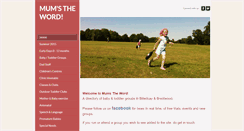 Desktop Screenshot of mums-the-word.weebly.com