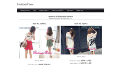 Desktop Screenshot of fashionncraze.weebly.com