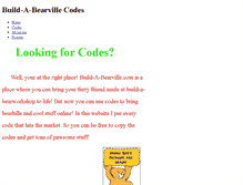 Tablet Screenshot of buildabearcodes.weebly.com