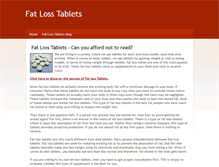 Tablet Screenshot of fatlosstablets.weebly.com